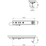 Душевая панель VITRA MOVE, серебро A45813