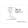 Комплект VITRA L-BOX MIA ROUND кнопка хром 9873B003-7201