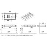 Модуль под раковину VITRA ORIGIN 90 см с выдвижным ящиком, правосторонний, дуб 65678