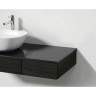 Столешница VITRA ORIGIN 90 см, левосторонняя, черный дуб 65857