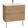 Тумба с 2 ящиками с раковиной VITRA MIA 67273